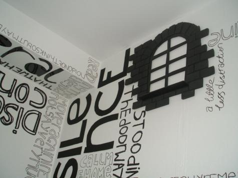 Degree Show Installation. Click to see next image.