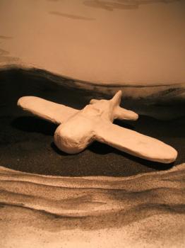 Untitled (plane and sea). Click to see next image.