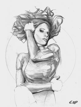 Study of Kylie. Click to see next image.