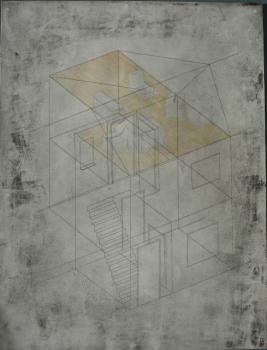 Confabulated House Plan - Attic. Click to see next image.