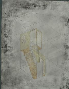 Confabulated House Plan - Stairway. Click to see next image.
