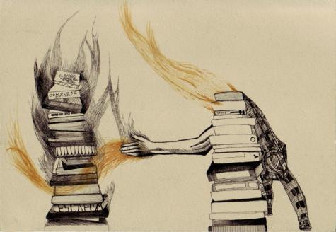 Let Me Help You Burn Them Books. Click to see next image.