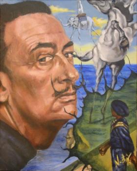 Tribute to Salvador Dali. Click to see next image.