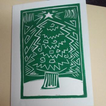 Tree printed card. Click to see next image.