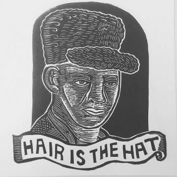 Hair is the hat. Click to see next image.