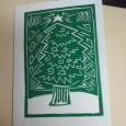 Tree printed card